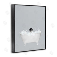 Leah Straatsma | Penguin Blue Bath Cute