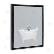 Leah Straatsma | White Tiger Blue Bath Cute