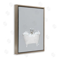 Leah Straatsma | White Tiger Blue Bath Cute
