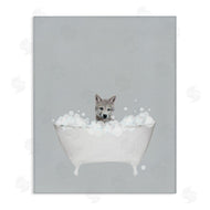 Leah Straatsma | Wolf Blue Bath Cute