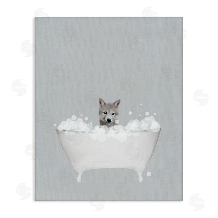 Leah Straatsma | Wolf Blue Bath Cute
