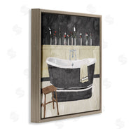 Milli Villa | Bath Tub Interior Black & White