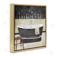 Milli Villa | Bath Tub Interior Black & White