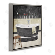 Milli Villa | Bath Tub Interior Black & White
