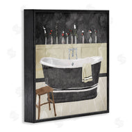 Milli Villa | Bath Tub Interior Black & White