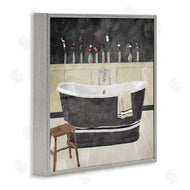 Milli Villa | Bath Tub Interior Black & White