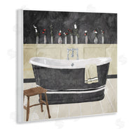 Milli Villa | Bath Tub Interior Black & White