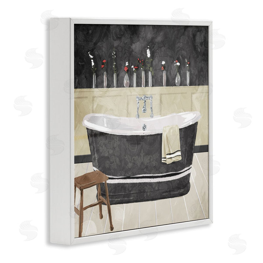 Milli Villa | Bath Tub Interior Black & White