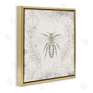 Stupell Studio | Bee & Floral Pattern