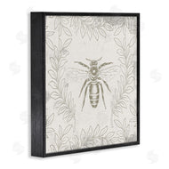 Stupell Studio | Bee & Floral Pattern