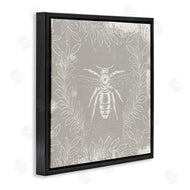 Stupell Studio | Bee Floral Pattern