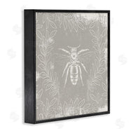 Stupell Studio | Bee Floral Pattern
