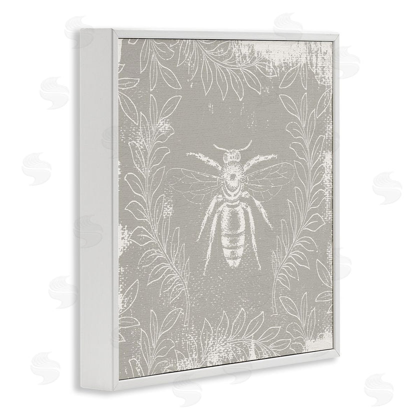Stupell Studio | Bee Floral Pattern