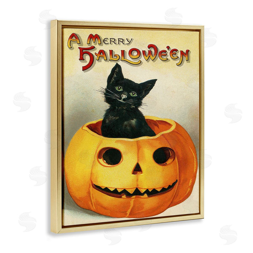 Stupell Studio | A Merry Halloween Vintage Seasonal