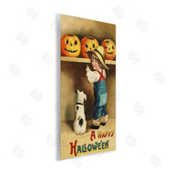 Stupell Studio | Happy Halloween Child & Dog