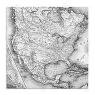 Stupell Studio | Vintage Map Of North America