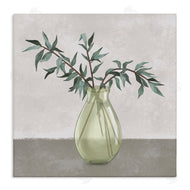Ziwei Li | Vase And Plant Neutral Grey Design