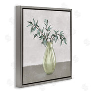 Ziwei Li | Vase And Plant Neutral Grey Design