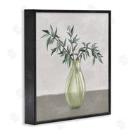 Ziwei Li | Vase And Plant Neutral Grey Design