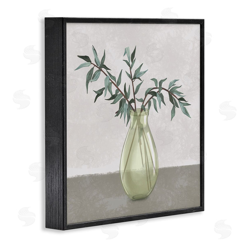 Ziwei Li | Vase And Plant Neutral Grey Design