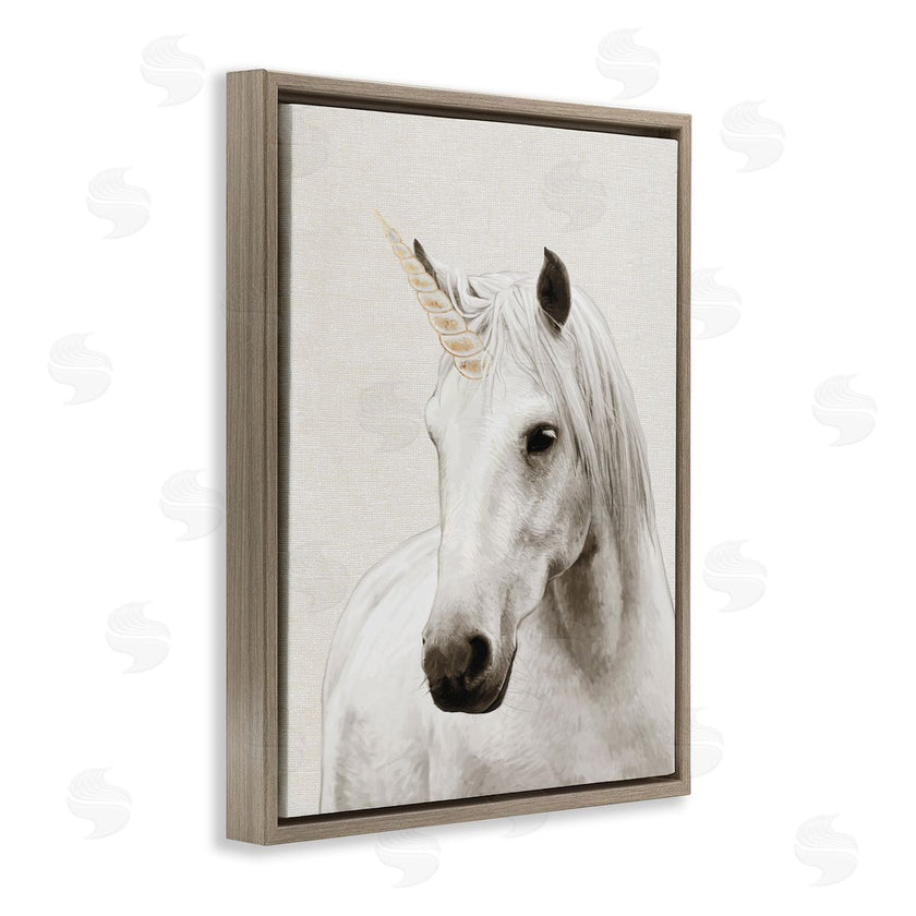 Ziwei Li | Unicorn Portrait White Fantasy