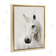 Ziwei Li | Unicorn Portrait White Fantasy