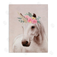 Ziwei Li | Unicorn Portrait Pink Fantasy