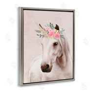 Ziwei Li | Unicorn Portrait Pink Fantasy