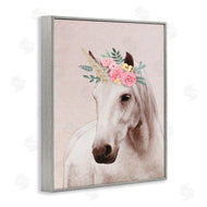 Ziwei Li | Unicorn Portrait Pink Fantasy