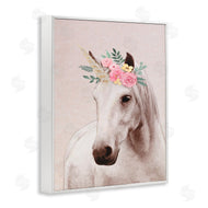 Ziwei Li | Unicorn Portrait Pink Fantasy