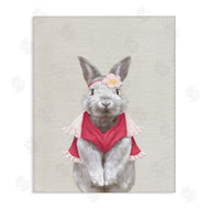 Ziwei Li | Bunny Rabbit Pink Clothes