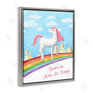 Ziwei Li | Unicorns Make Me Happy Rainbow
