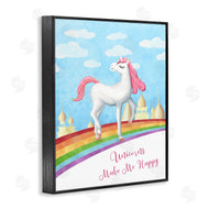 Ziwei Li | Unicorns Make Me Happy Rainbow