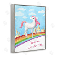Ziwei Li | Unicorns Make Me Happy Rainbow