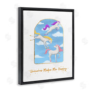 Ziwei Li | Unicorns Make Me Happy Sky Blue