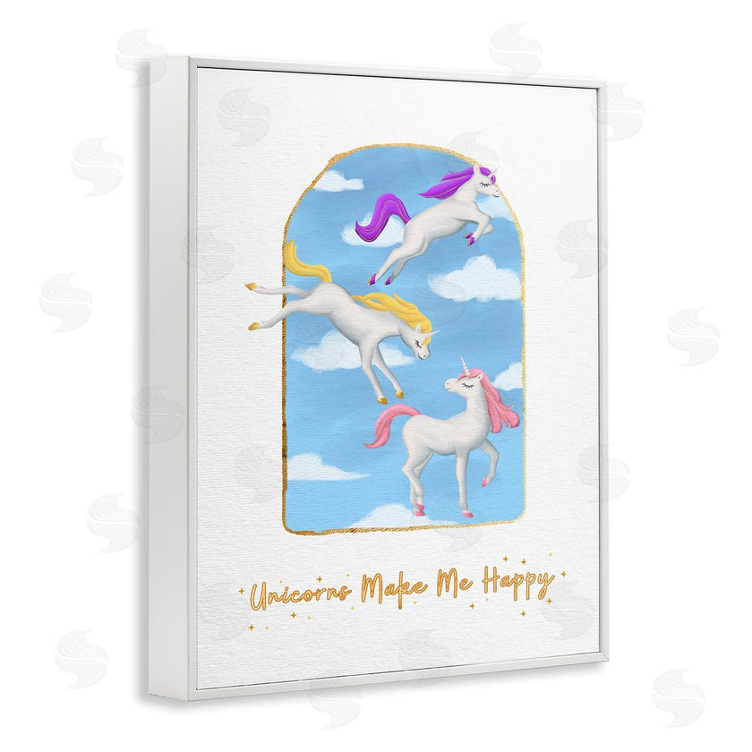 Ziwei Li | Unicorns Make Me Happy Sky Blue