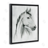 Grace Popp | Horse Portrait Grey Drawing
