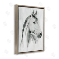 Grace Popp | Horse Portrait Grey Drawing