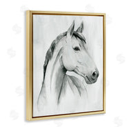 Grace Popp | Horse Portrait Grey Drawing