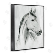 Grace Popp | Horse Portrait Grey Drawing