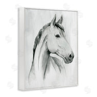 Grace Popp | Horse Portrait Grey Drawing