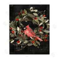 Emma Scarvey | Red Cardinal In Wreath