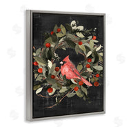 Emma Scarvey | Red Cardinal In Wreath