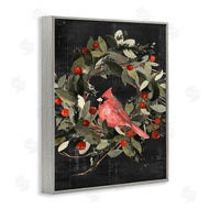 Emma Scarvey | Red Cardinal In Wreath