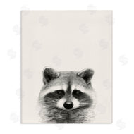 Victoria Borges | Raccoon Portrait Grey