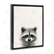 Victoria Borges | Raccoon Portrait Grey