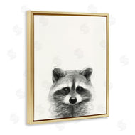 Victoria Borges | Raccoon Portrait Grey
