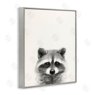 Victoria Borges | Raccoon Portrait Grey