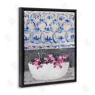 Melissa Wang | Flowers In Bath Tub Interior