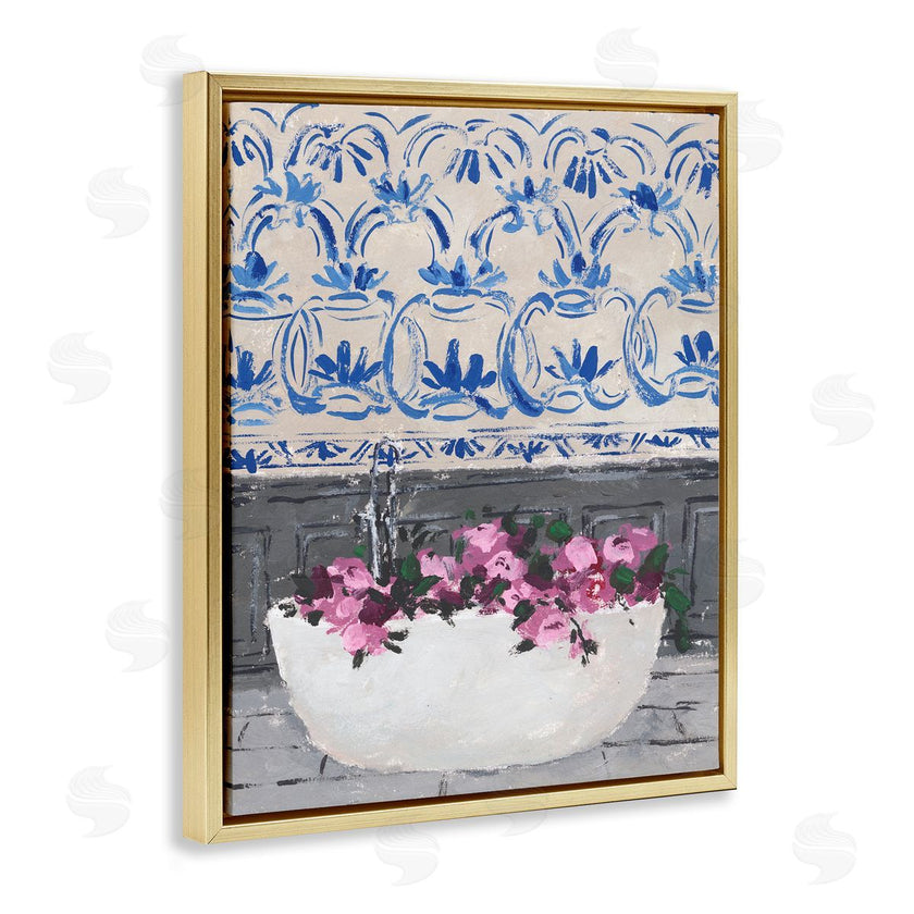 Melissa Wang | Flowers In Bath Tub Interior